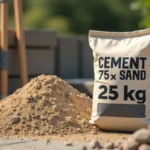 Ile piachu na worek cementu 25 kg? Oblicz i sprawdź!